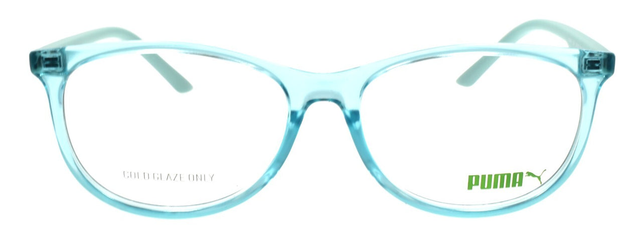 PUMA PU0390O 004 Eyeglasses Frames 56-16-140 Light Blue