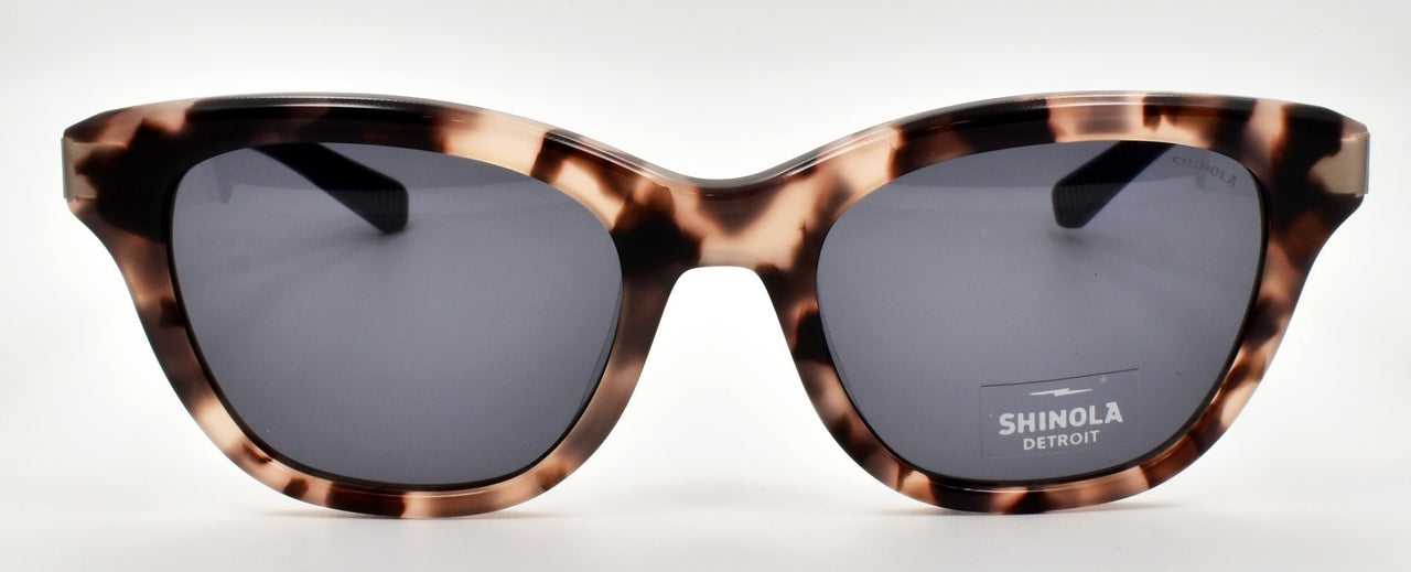 Shinola by Flexon SH1503S 688 Women's Sunglasses Cat Eye Blush Tortoise