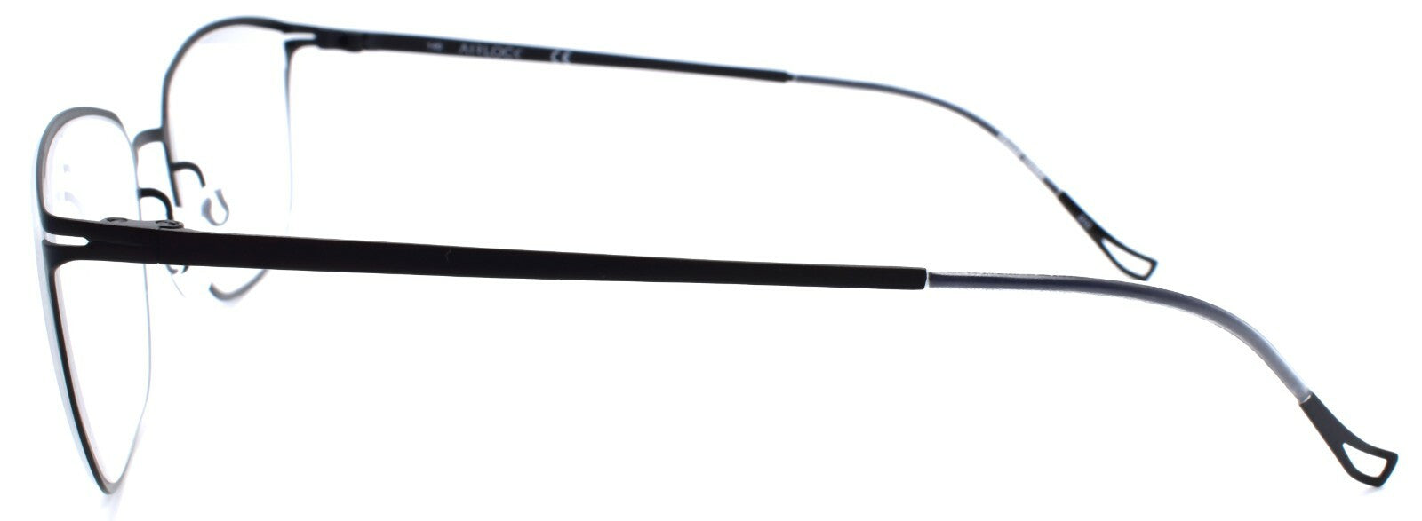 Airlock Pure 5003 001 Women's Eyeglasses Frames Titanium 53-18-140 Black2