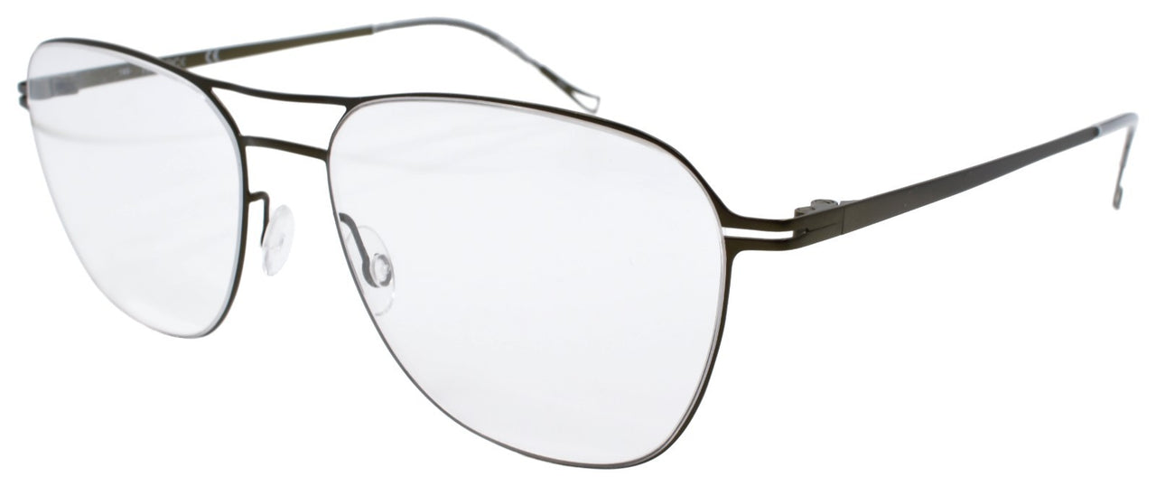 Airlock Pure 4002 301 Men's Eyeglasses Frames Pilot Titanium 55-17-145 Olive