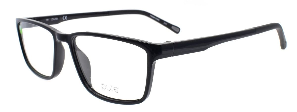 Airlock P-2013 001 Pure Men's Eyeglasses Frames 56-17-145 Black