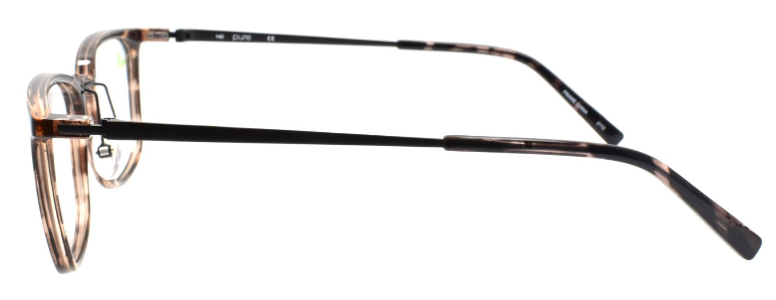 Airlock P-2009 213 Pure Men's Eyeglasses Frames 52-17-140 Smokey Copper Horn2