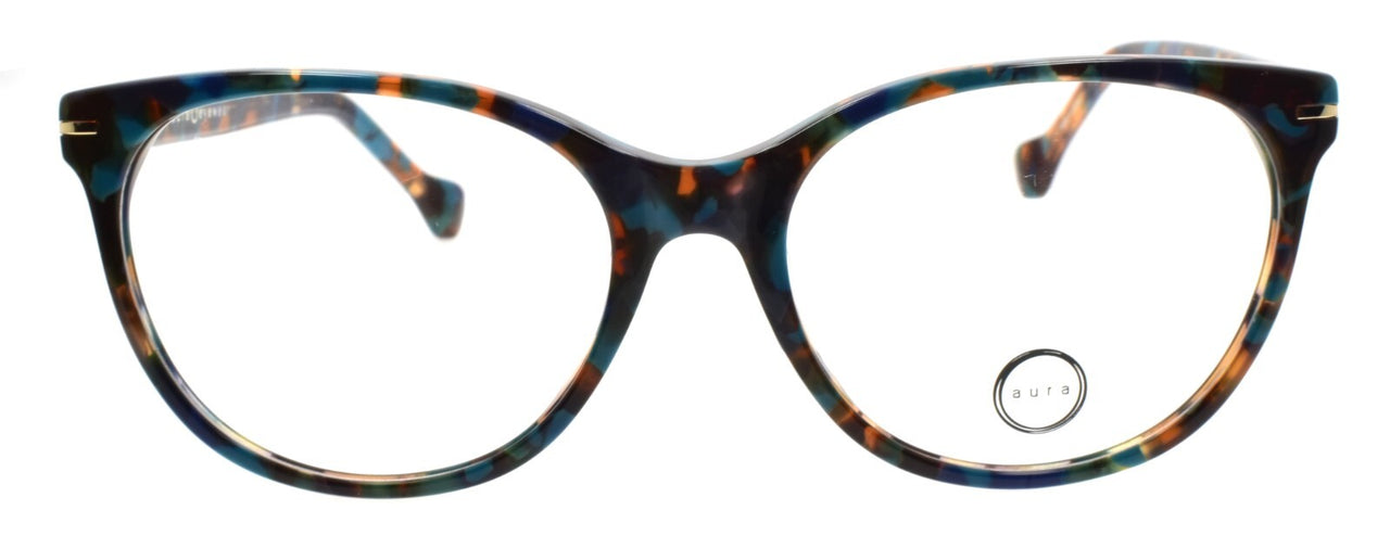 Aura Gold Coast Women's Eyeglasses Frames Acetate 54-17-140 Turquoise Tortoise