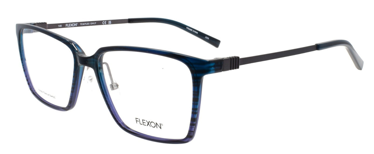 Flexon EP8010 320 Men's Eyeglasses Teal Grey Gradient 54-16-145 Titanium Temples