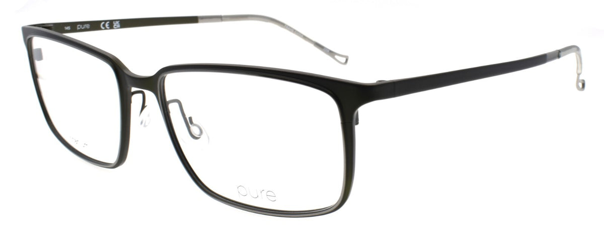Airlock Pure P-4011 310 Men's Eyeglasses Frames Titanium 56-17-145 Matte Olive