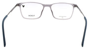 Flexon EP8023 035 Men's Eyeglasses Frames Grey 53-17-145 Titanium Arms3