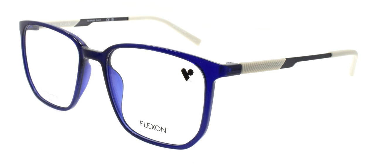 Flexon EP8022 420 Men's Glasses Crystal Navy Blue 53-18-145 Titanium Arms