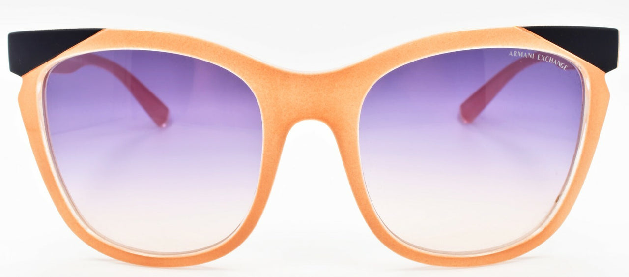Armani Exchange AX4109S 832919 Women's Sunglasses Pink on Crystal Blue Gradient