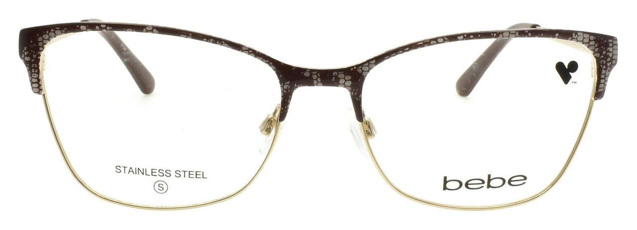 Bebe BB5221 200 Women's Eyeglasses Frames 52-16-135 Topaz Lace / Gold