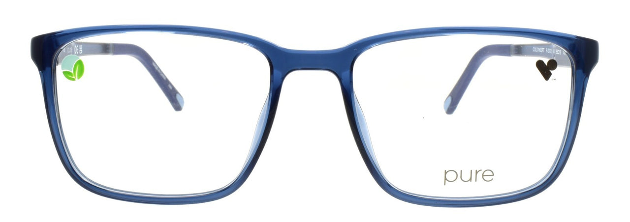 Airlock P-2012 454 Pure Men's Eyeglasses Frames 55-18-145 Crystal Blue