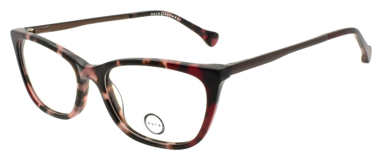 Aura Eyewear Avalon Park Women's Eyeglasses Frames 53-17-140 Blush Tortoise