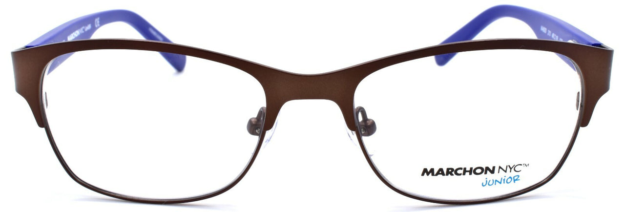 Marchon Junior M-6000 210 Kids Boys Eyeglasses Frames 48-16-130 Brown