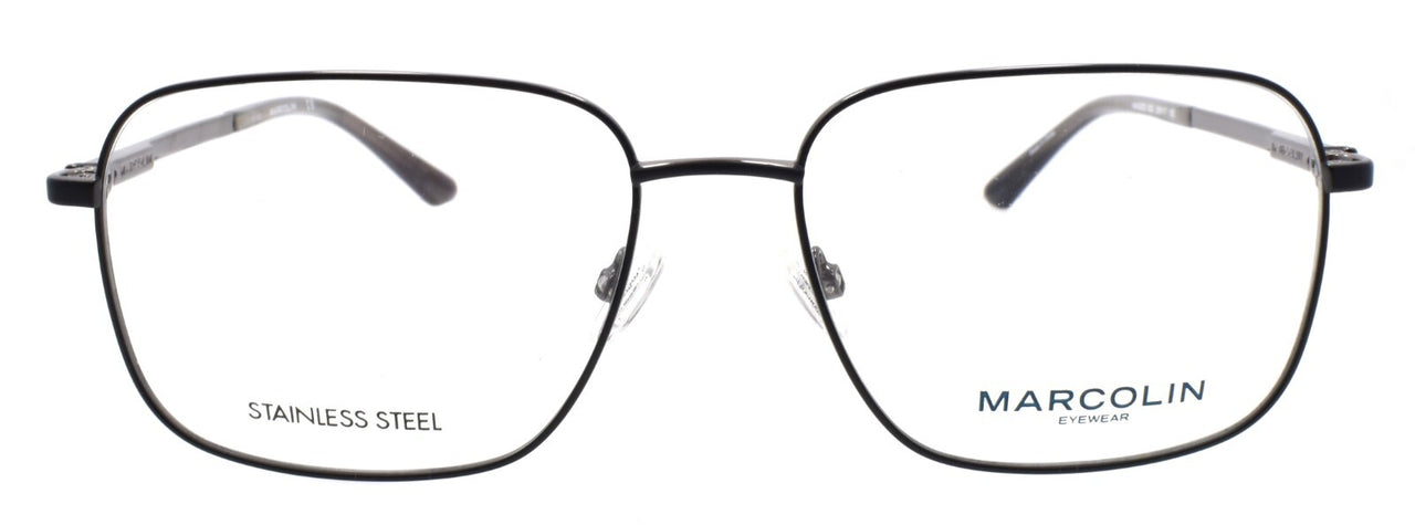 Marcolin MA3025 002 Men's Eyeglasses Frames Large 59-17-150 Matte Black