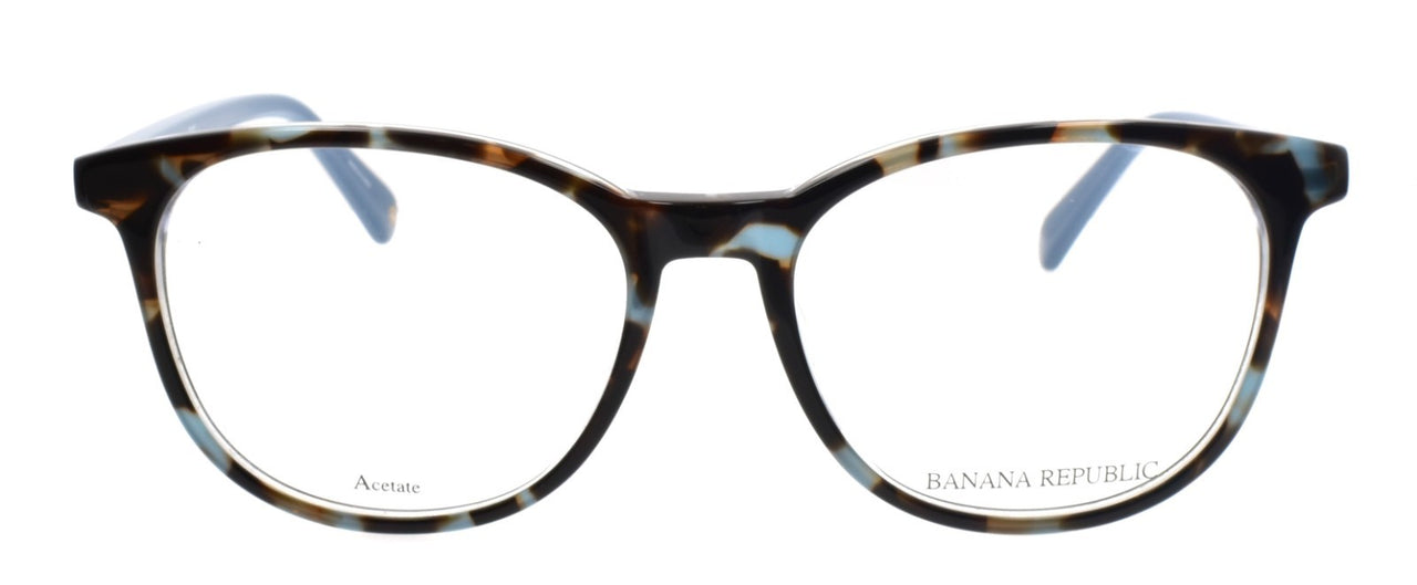 Banana Republic BR222 X8Q Women's Eyeglasses Frames 51-16-140 Brown Blue Havana