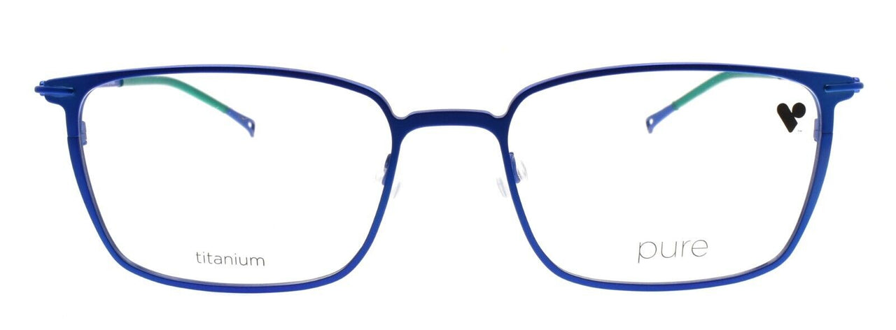 Airlock Pure P-4009 430 Men's Eyeglasses Frames Titanium 54-18-140 Matte Blue