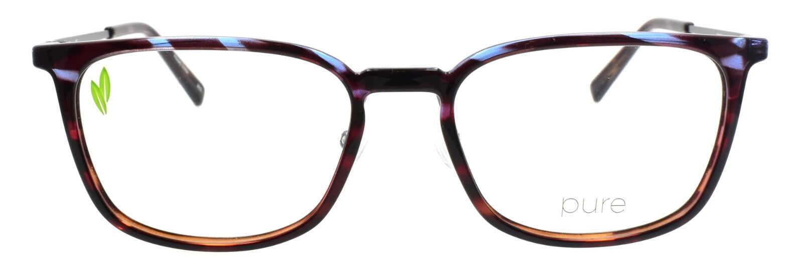 Airlock P-2009 428 Pure Men's Eyeglasses Frames 52-17-140 Navy Eggplant1