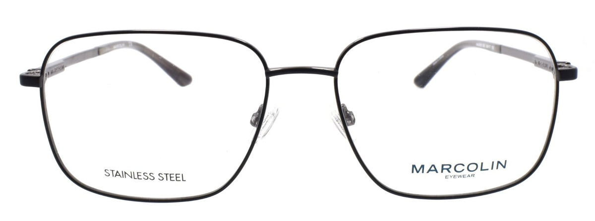 Marcolin MA3025 002 Men's Eyeglasses Frames Large 59-17-150 Matte Black