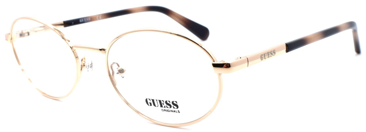 GUESS GU8239 032 Eyeglasses Frames Oval 55-19-140 Pale Gold