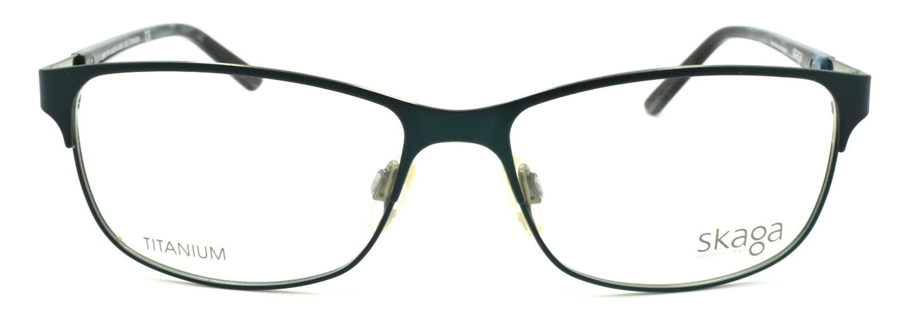 Skaga 3870 Py 5301 Women's Eyeglasses Frames TITANIUM 54-15-135 Green
