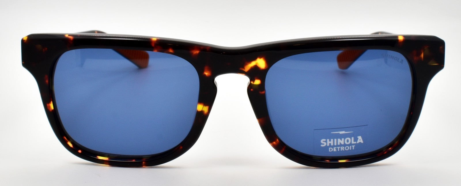 Shinola by Flexon SH1502S 242 Men's Sunglasses 52-20-145 Dark Amber Tortoise1