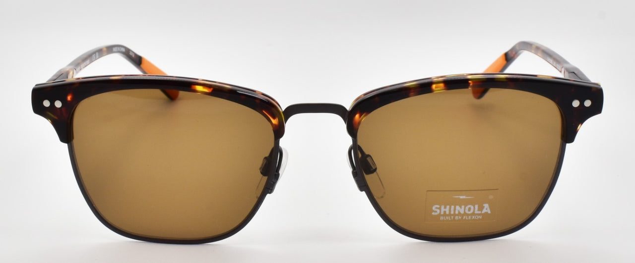 Shinola by Flexon SH2300S 242 Men's Sunglasses 52-19-145 Dark Amber Tortoise1