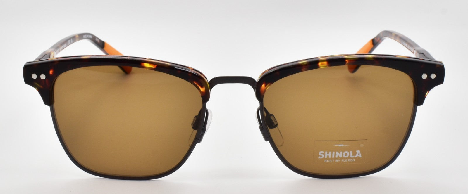 Shinola by Flexon SH2300S 242 Men's Sunglasses 52-19-145 Dark Amber Tortoise1