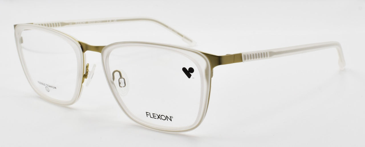 Flexon E1139 971 L Men's Eyeglasses Matte Crystal 54-19-145 Flexible Titanium