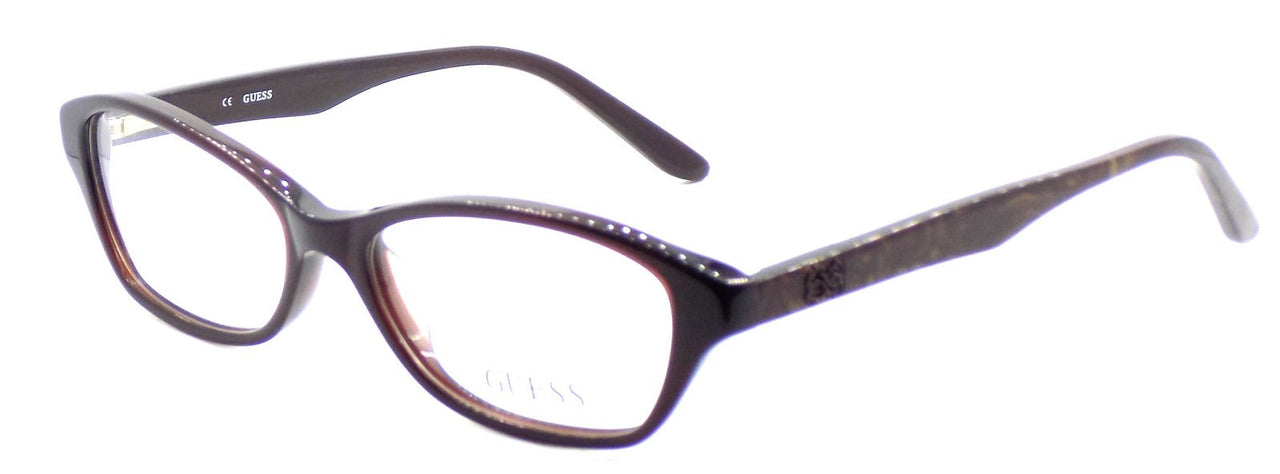 GUESS GU2417 BRN Women's Plastic Eyeglasses Frames 52-15-135 Brown