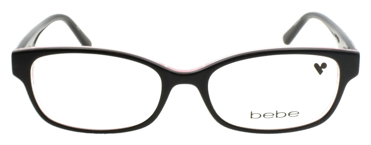 Bebe BB5183 001 Women's Eyeglasses Frames 51-16-135 Jet Black / Floral