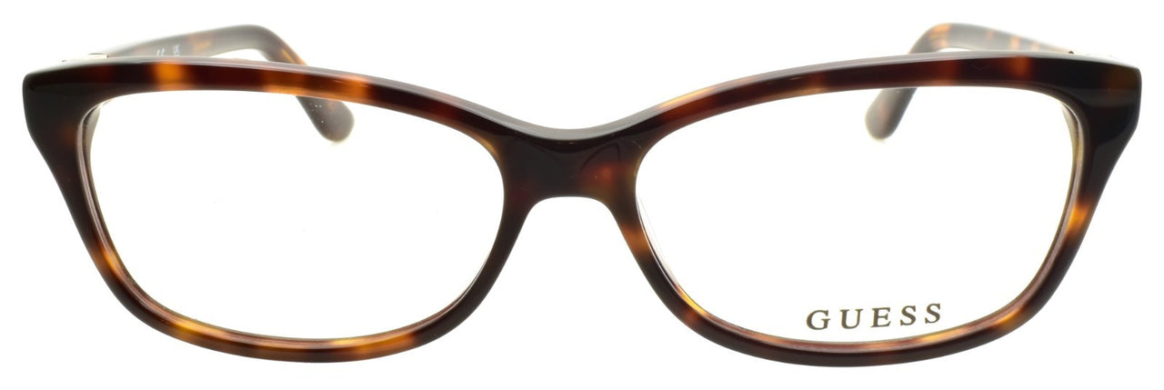 GUESS GU2948 052 Women's Eyeglasses Frames Cat Eye 53-14-140 Dark Havana