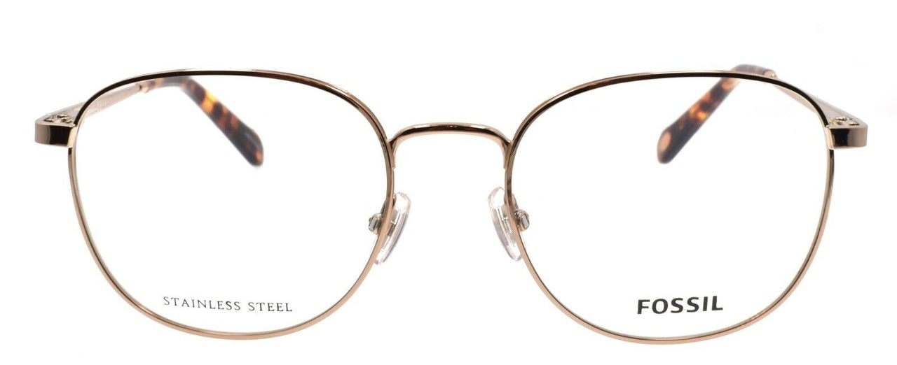 Fossil FOS 7072/G AU2 Women's Eyeglasses Frames 51-18-140 Rose Gold