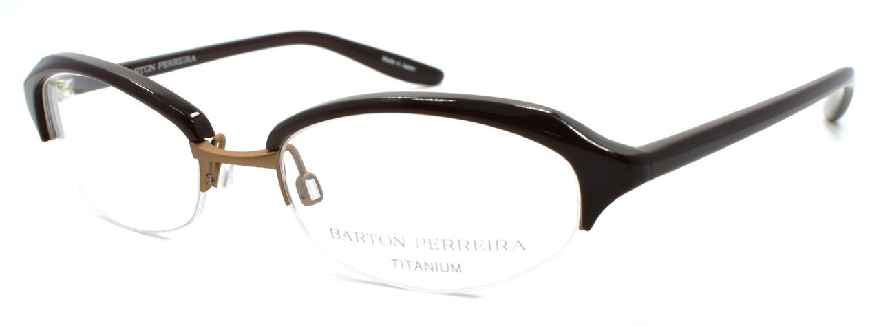 Barton Perreira Sylvia Women's Eyeglasses Frames 49-18-135 Cask / Dune