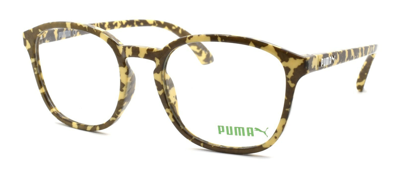 PUMA PU0080O 003 Men's Eyeglasses Frames 49-19-145 Brown / Beige