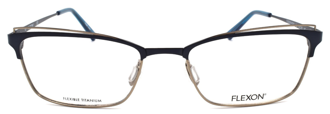 Flexon W3102 325 Women's Eyeglasses Frames Teal 53-18-140 Flexible Titanium