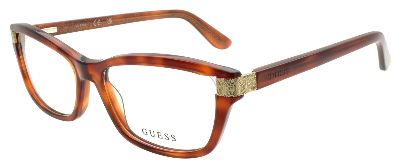 GUESS GU2956 053 Women's Eyeglasses Frames 54-16-140 Blonde Havana