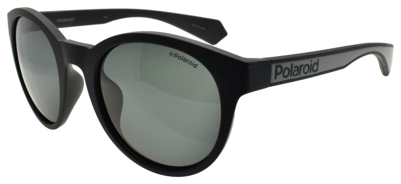 Polaroid PLD 6063/G/S 003M9 Sunglasses Round 52-22-140 Black / Gray Polarized