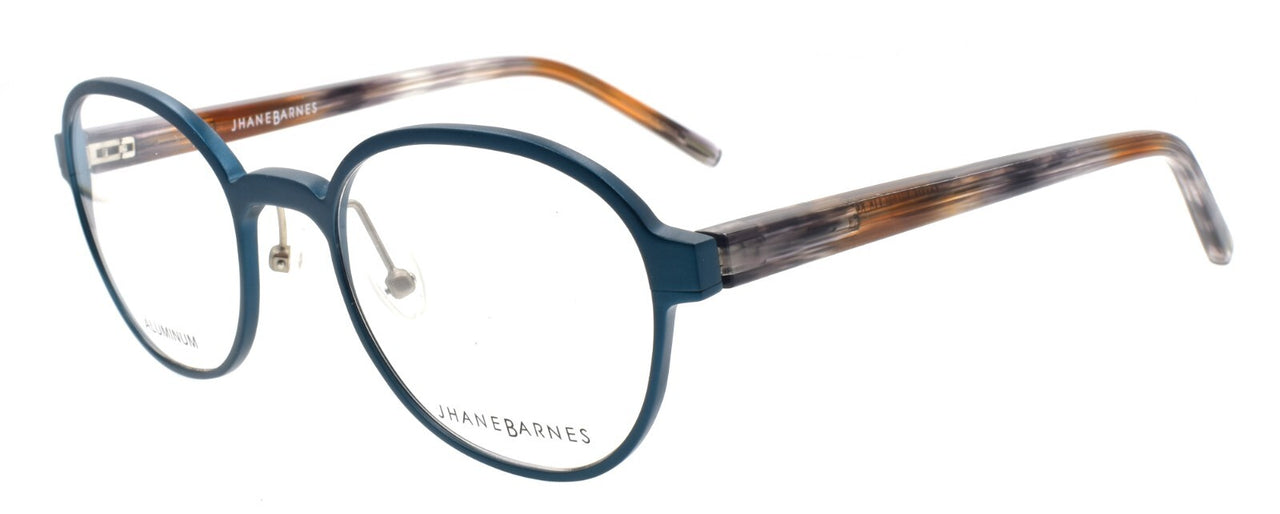 Jhane Barnes Sphere ST Eyeglasses Frames 49-20-140 Teal Aluminum