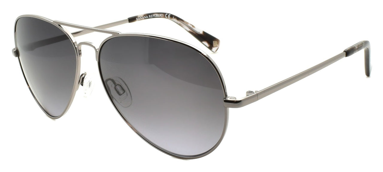 Banana Republic BR4004 /S 6LB90 Men's Sunglasses Aviator Ruthenium Gray Gradient