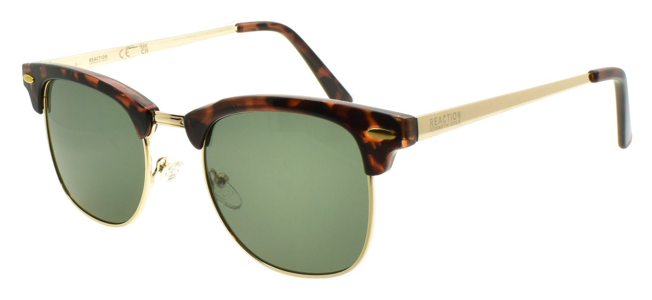 Kenneth Cole Reaction KC1130 52N Men's Sunglasses Dark Havana & Gold / Green
