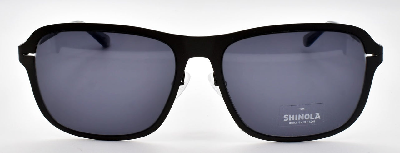 Shinola by Flexon SH3101S 070 Men's Sunglasses 57-17-145 Satin Gunmetal / Gray