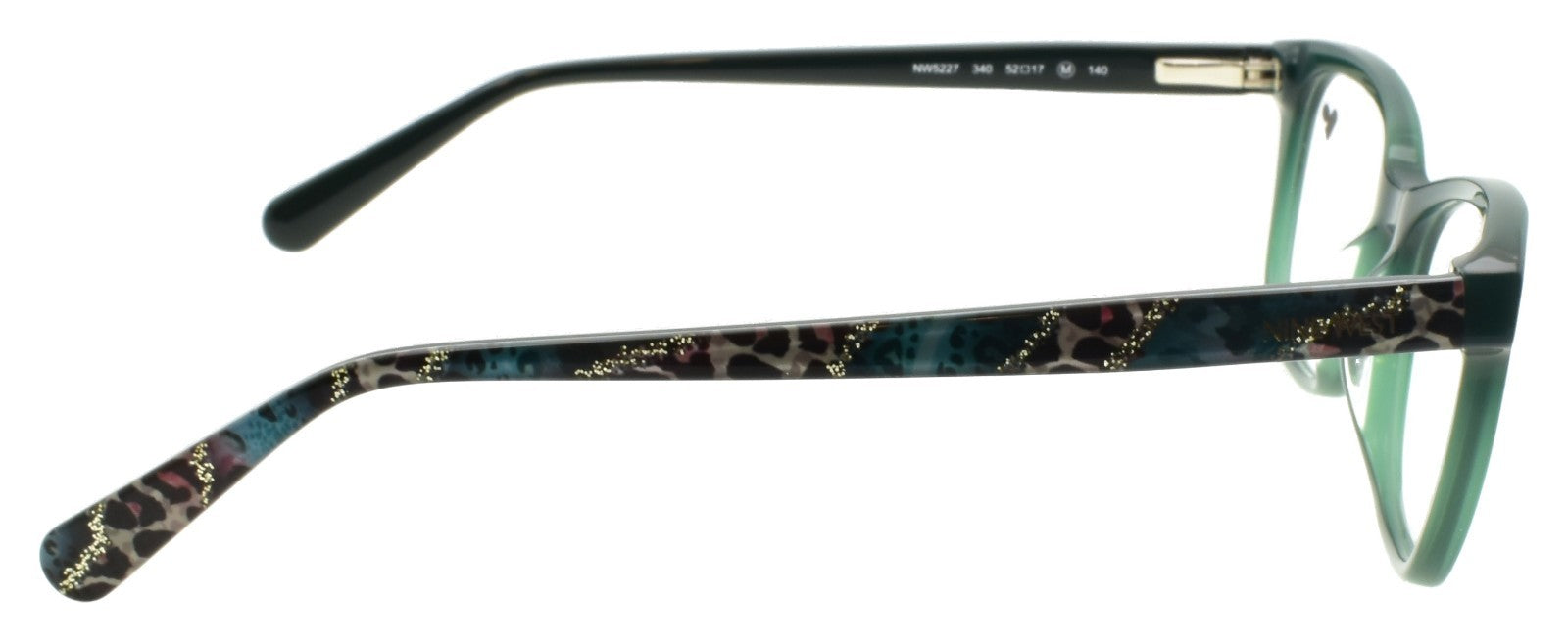 Nine West NW5227 340 Women's Eyeglasses Frames Acetate 52-17-140 Emerald Green4