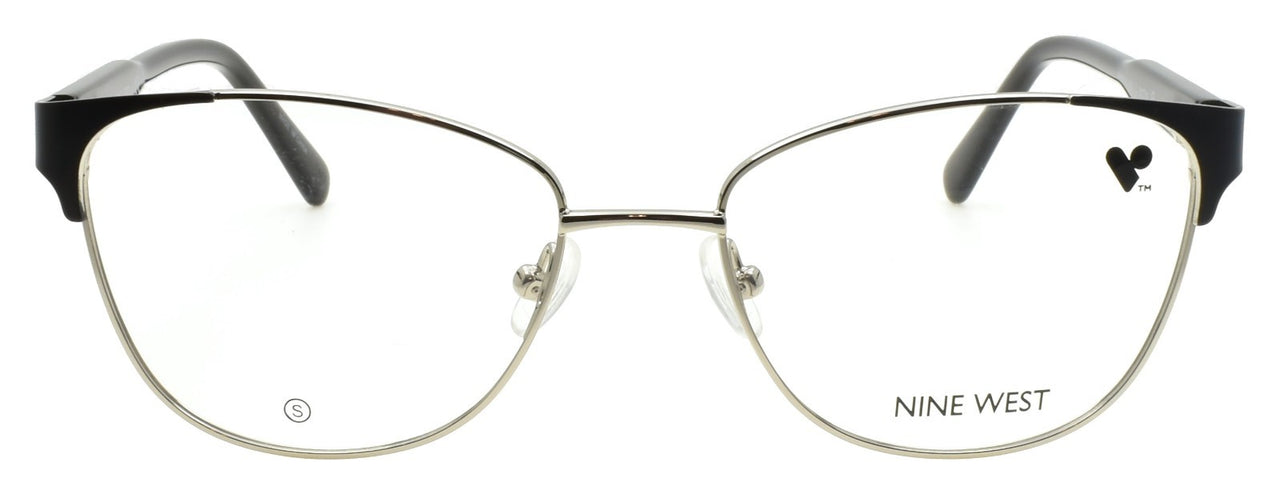 Nine West NW8016 001 Women's Eyeglasses Frames 51-16-140 Black / Silver