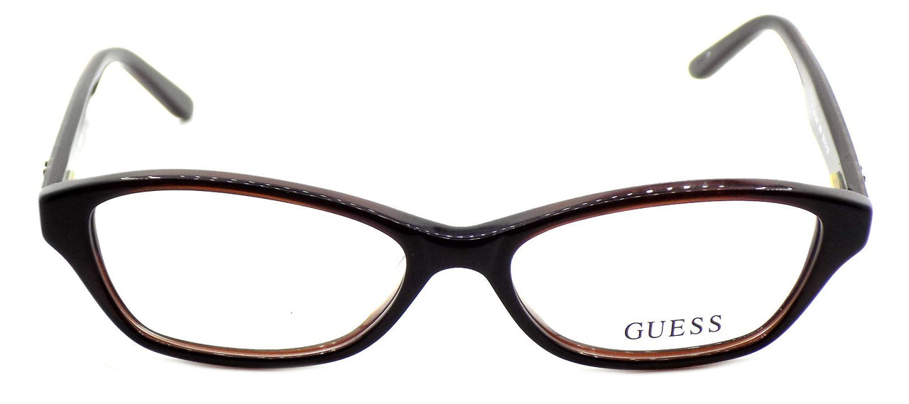 GUESS GU2417 BRN Women's Plastic Eyeglasses Frames 52-15-135 Brown