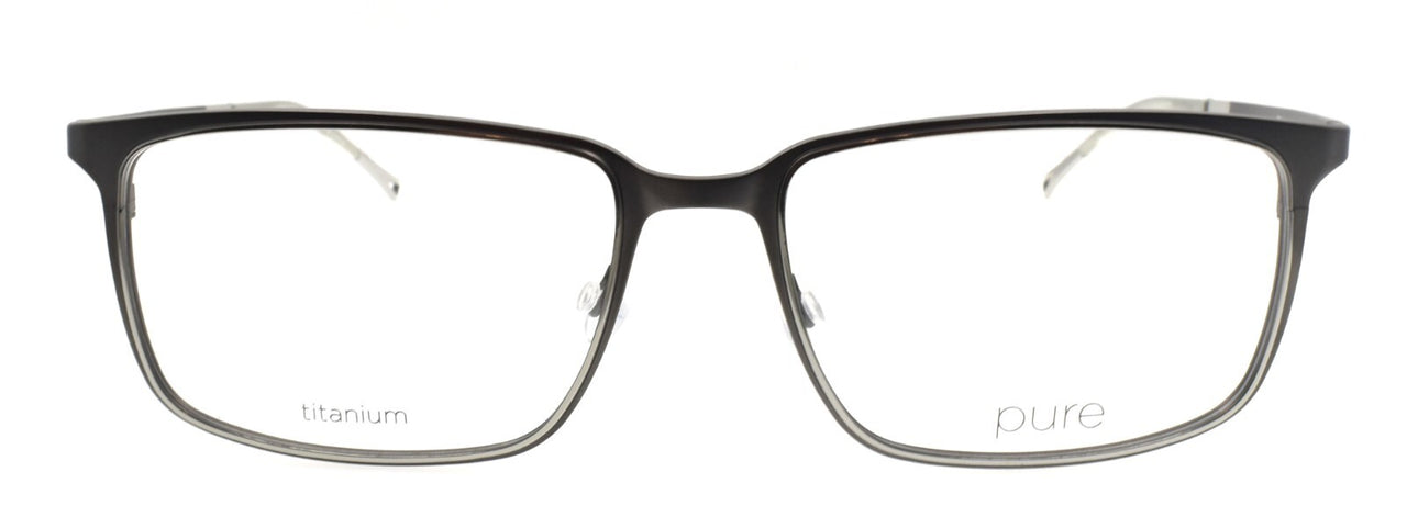 Airlock Pure P-4011 071 Men's Glasses Frames Titanium 56-17-145 Matte Gunmetal