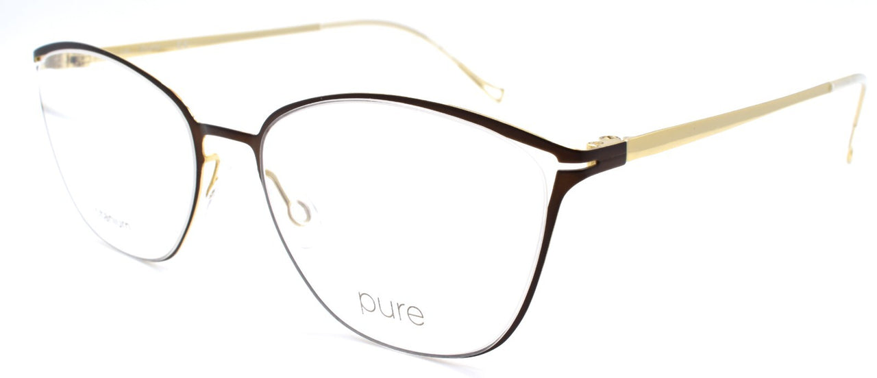 Airlock 5002 210 Women's Eyeglasses Frames Titanium 52-17-140 Brown