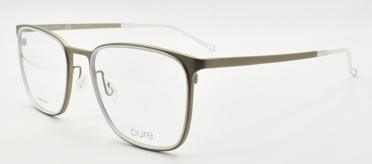 Airlock Pure P-4012 042 Men's Eyeglasses Frames Titanium 54-19-145 Matte Silver