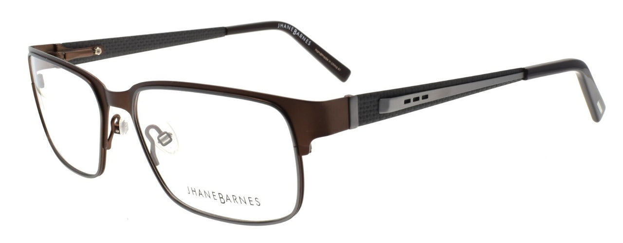 Jhane Barnes Axiom BR Men's Eyeglasses Frames 55-16-138 Brown