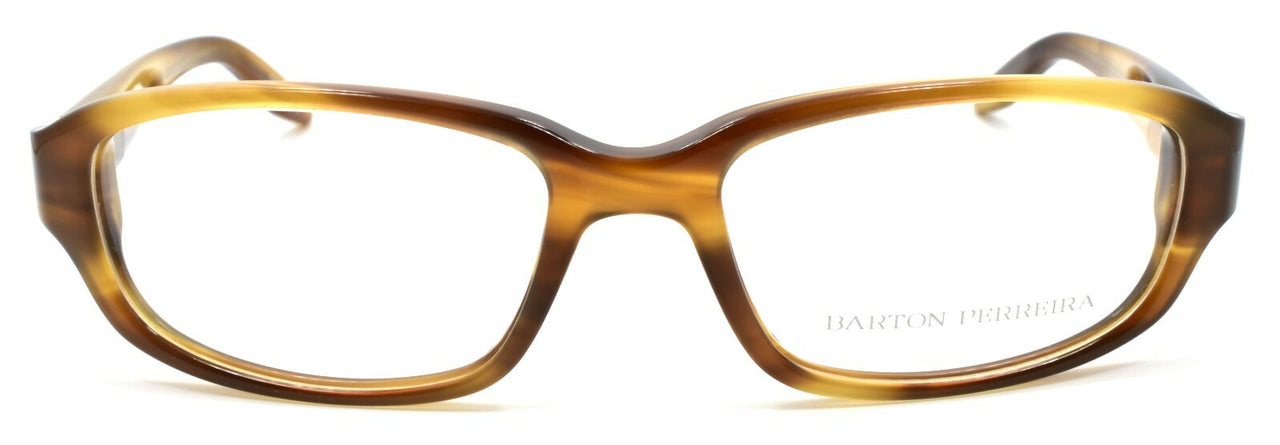 Barton Perreira Accomplice UMT Unisex Eyeglasses Frames 55-17-136 Umber Tortoise