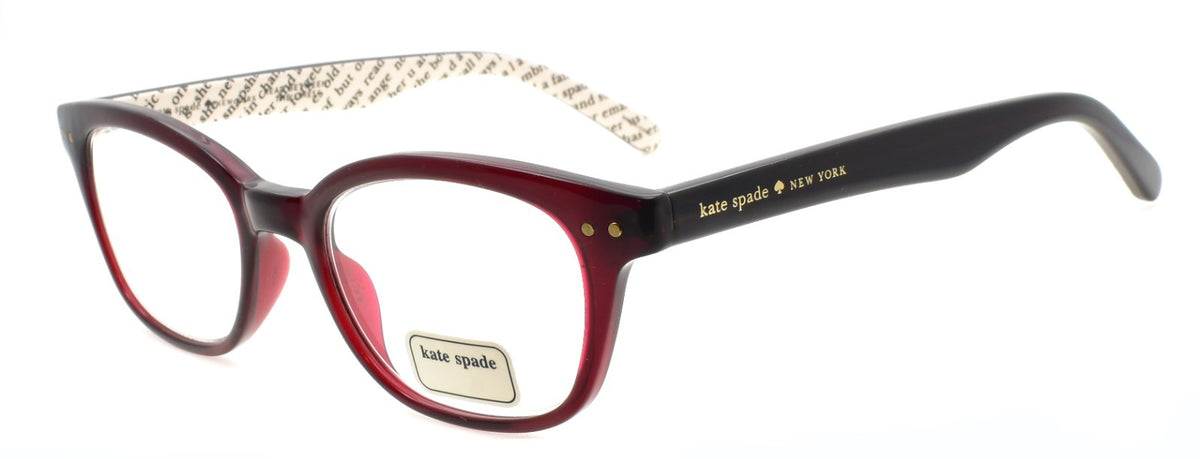 Kate Spade Rebecca2 LHF Women's Reading Glasses Burgundy +1.50