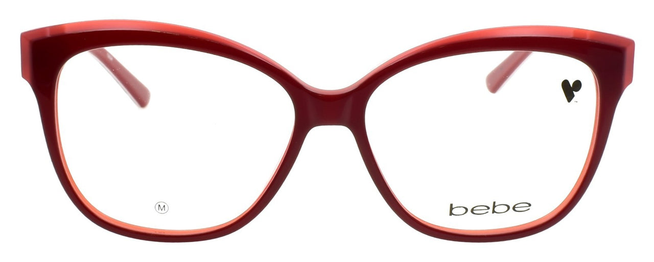 Bebe BB5214 603 Women's Eyeglasses Frames Acetate 54-14-135 Ruby Red
